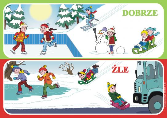 Grafika: BEZPIECZNE FERIE