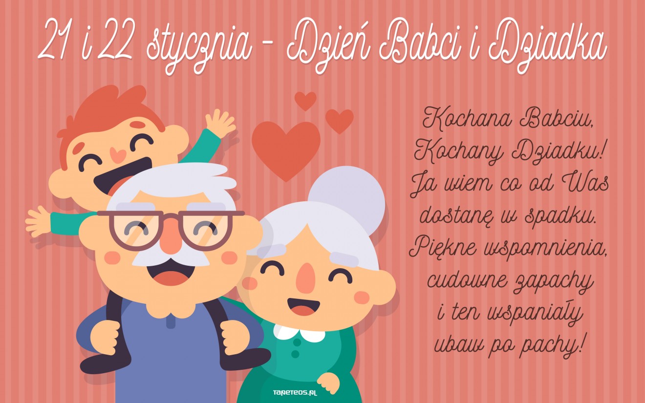 Grafika: DZIEŃ BABCI I DZIEŃ DZIADKA - NASZE ŻYCZENIA