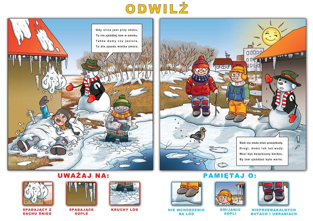 Grafika: BEZPIECZNE FERIE