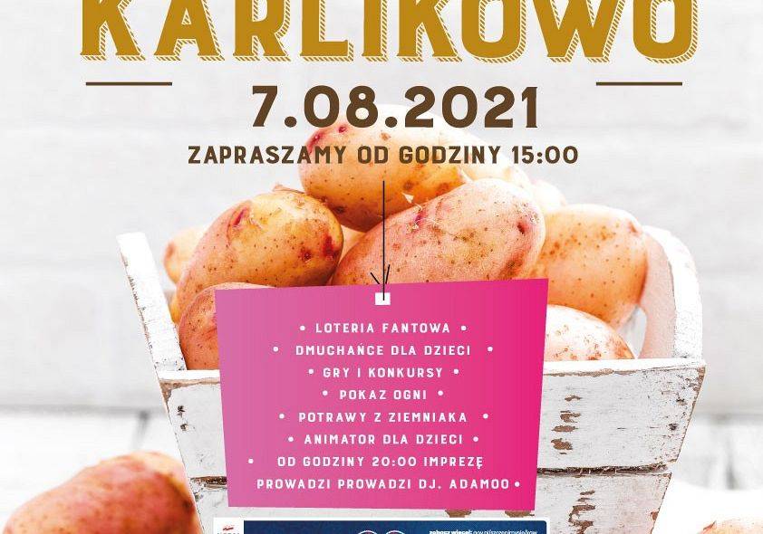 Grafika informacyjno-promocyjna wydarzenia - Festiwal ziemniaka