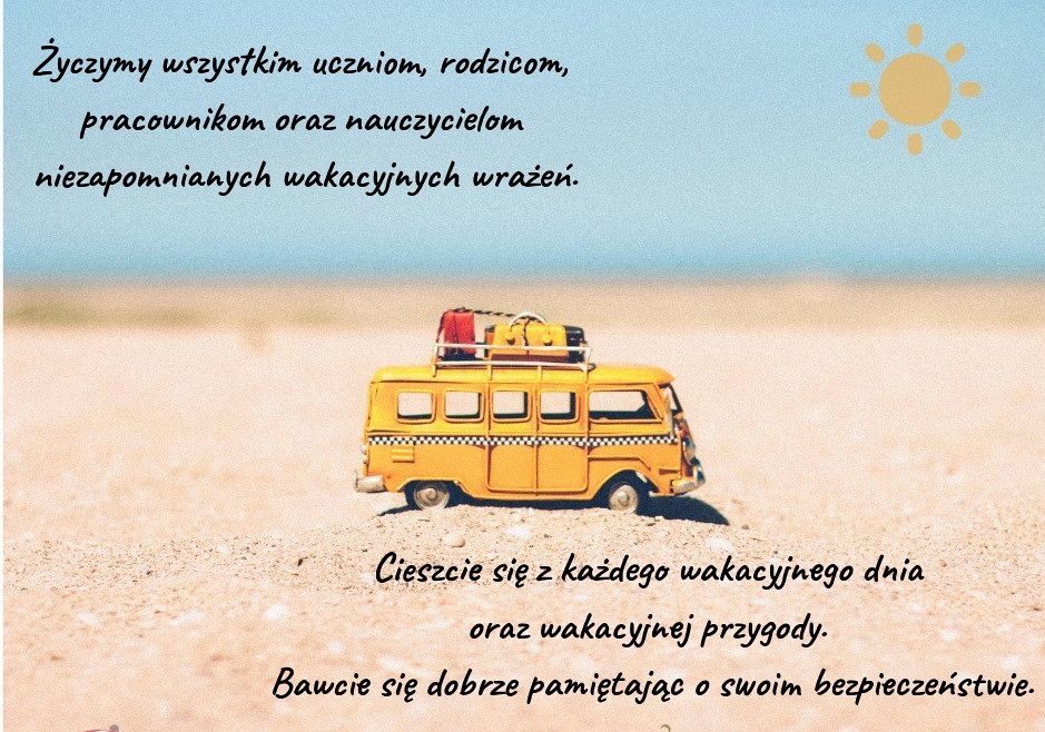 Wesołych wakacji !!! grafika