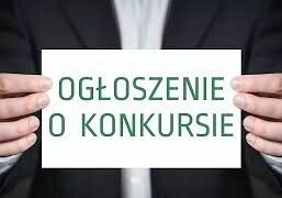 Grafika 1: Ogłoszenie o konkursie na stanowisko Dyrektora Przedszkola w Nowej Wsi Lęborskiej