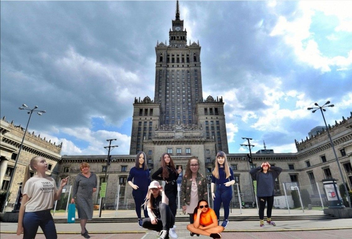 Grafika #0: "My jedziemy do Warszawy"