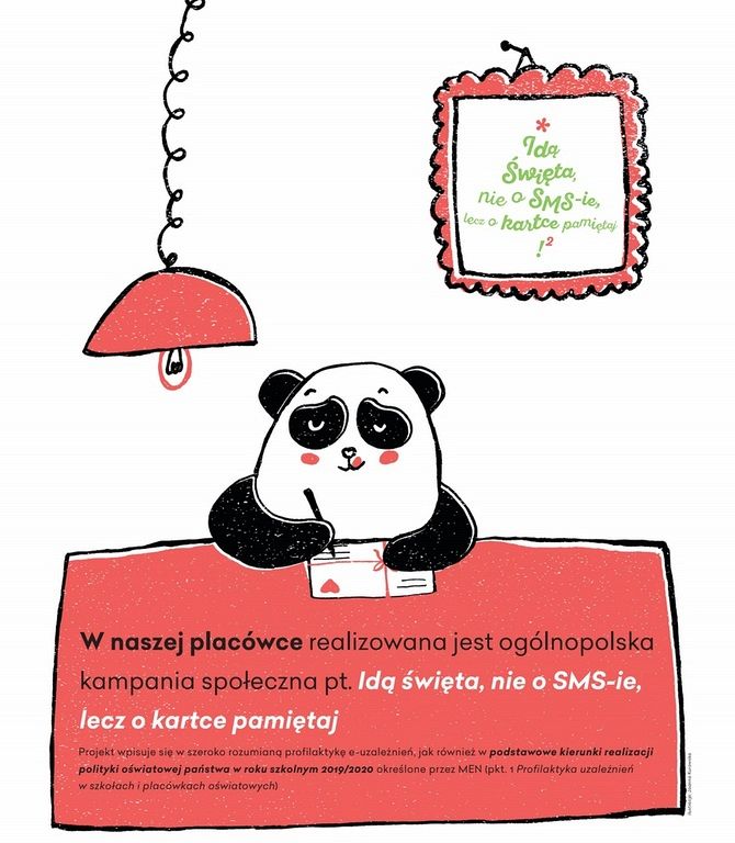 Grafika #0: Kampania "Idą święta, nie o sms-ie, lecz o kartce pamiętaj"