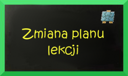 Grafika #0: Zmiana planu - środa 27 stycznia