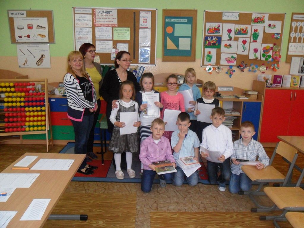 Grafika #0: II Szkolny Konkurs Pięknego Czytania dla kl. I – III