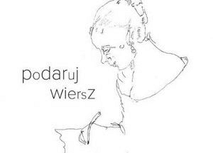 Plakat informacyjny - Akcja podaruj wiersz grafika