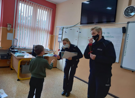 Spotkanie z policjantkami