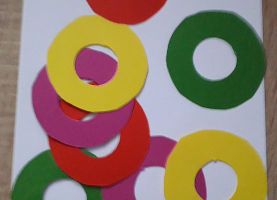 Pomoce do zajęć logopedycznych wykonane przez uczniów klasy 2 i 3