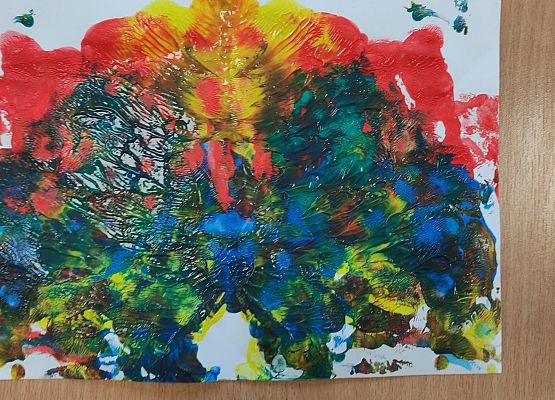 motyl technika dekalkomanii Franciszek klasa 3