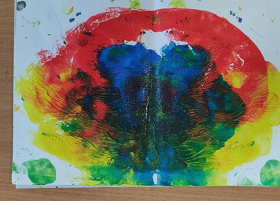 motyl technika dekalkomanii Jas klasa 3