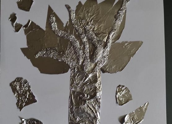 drzewo z folii aluminiowej Kornelia klasa 3