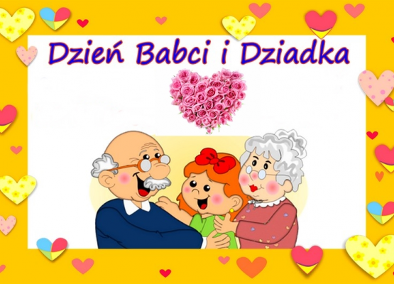 Dzień babci i dziadka - napis