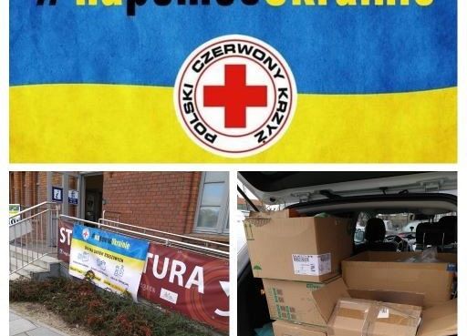 Zdjęcie przedstawiające przekazane dary grafika