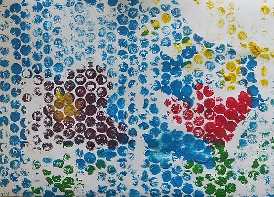 Drukowanie folią bąbelkową Julia klasa 2