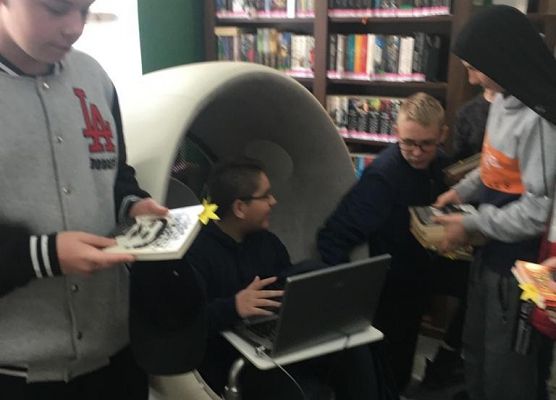 Wizyta w Bibliotece Miejskiej w Lęborku