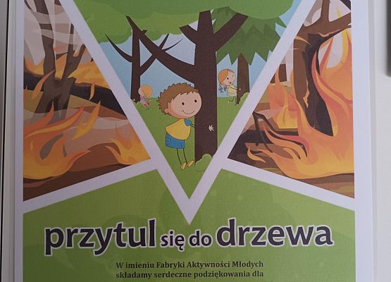 certyfikat kampanii "Przytul się do drzewa"
