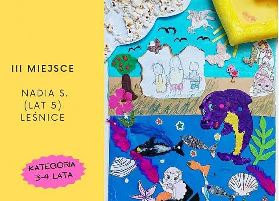 Grafika 3: Ogólnopolski konkurs plastyczny dla dzieci przedszkolnych " W mojej krainie fantazji"