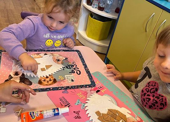 praca plastyczna - jeżyk