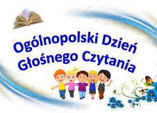 napis Ogólnopolski Dzień Głośnego Czytania