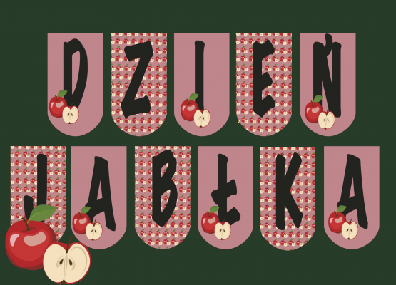 napis Dzień Jabłka