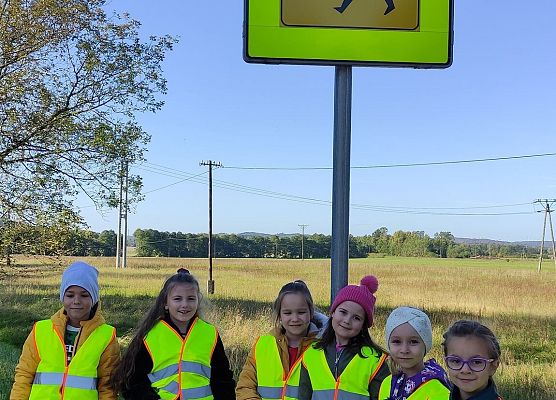 klasa 1 na przyjściu dla pieszych