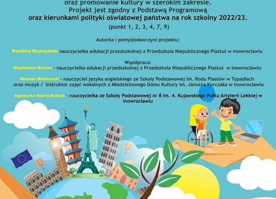 Plakat promujący program grafika