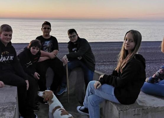 Gruzja - uczniowie SP Leśnice