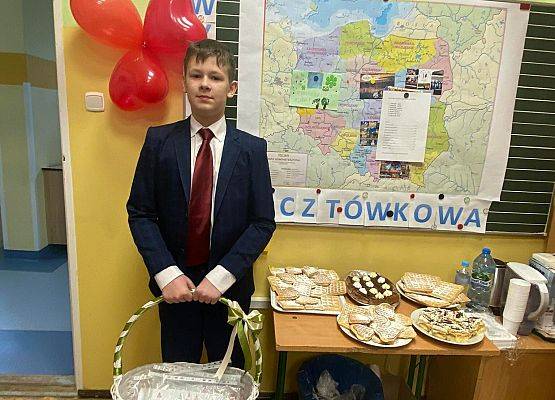 Oskar jako walentynkowy listonosz