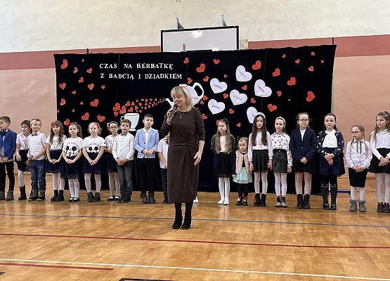 Powitanie przez panią dyrektor