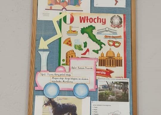 gazetka o lekturze " O psie, który jeżdził koleją".