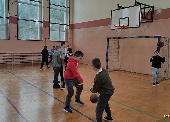 gry zespołowe na sali gimnastycznej