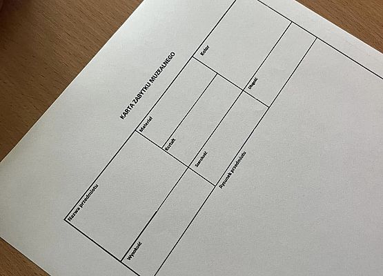 wizyta Pań z Muzeum- karta pracy