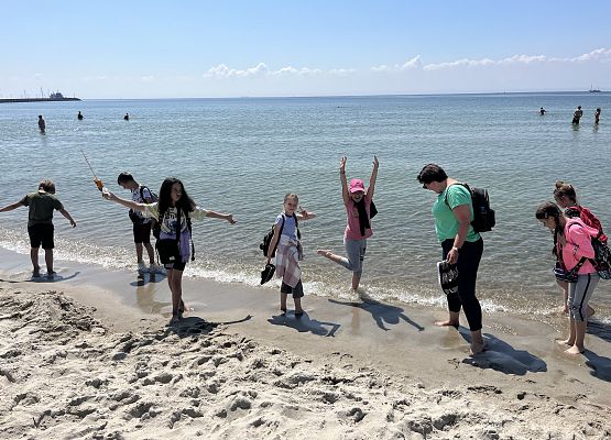 Uczniowie SP Leśnice - wycieczka na Hel