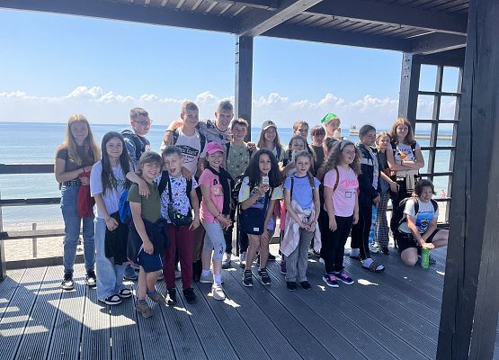 Uczniowie SP Leśnice - wycieczka na Hel