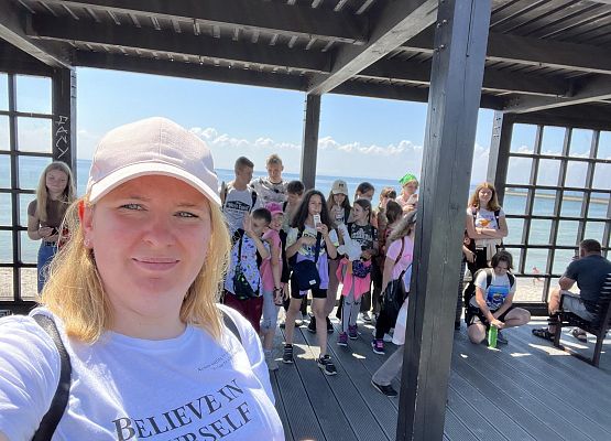 Uczniowie SP Leśnice - wycieczka na Hel