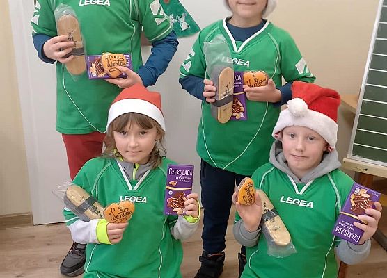 klasa 3 przed biegami mikołajkowymi