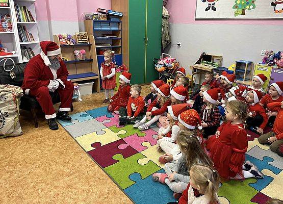 Mikołajki w oddziałach przedszkolnych.