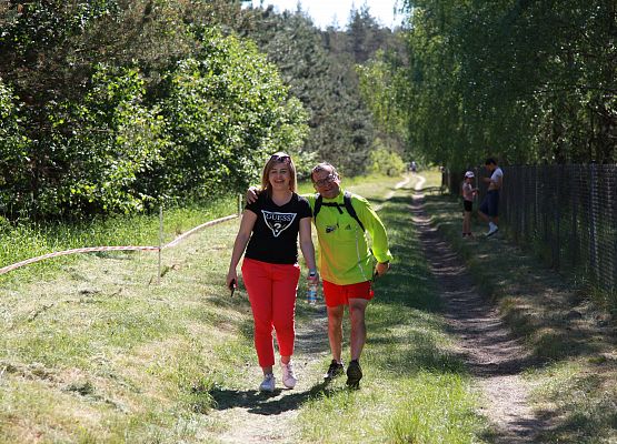 Grafika 66: "Rodzinny Bieg Leśnika" na 8 kilometrów przy Szkole Podstawowej w Leśnicach