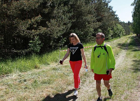 Grafika 67: "Rodzinny Bieg Leśnika" na 8 kilometrów przy Szkole Podstawowej w Leśnicach