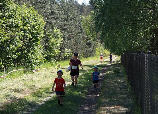 Grafika 99: "Rodzinny Bieg Leśnika" na 8 kilometrów przy Szkole Podstawowej w Leśnicach