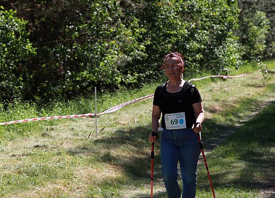 Grafika 120: "Rodzinny Bieg Leśnika" na 8 kilometrów przy Szkole Podstawowej w Leśnicach