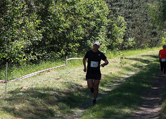 Grafika 136: "Rodzinny Bieg Leśnika" na 8 kilometrów przy Szkole Podstawowej w Leśnicach