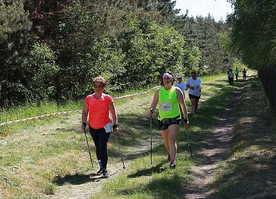 Grafika 144: "Rodzinny Bieg Leśnika" na 8 kilometrów przy Szkole Podstawowej w Leśnicach