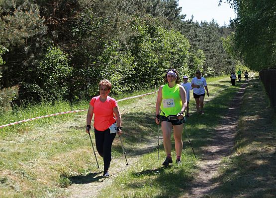 Grafika 145: "Rodzinny Bieg Leśnika" na 8 kilometrów przy Szkole Podstawowej w Leśnicach