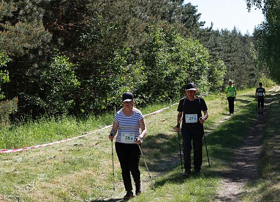 Grafika 157: "Rodzinny Bieg Leśnika" na 8 kilometrów przy Szkole Podstawowej w Leśnicach