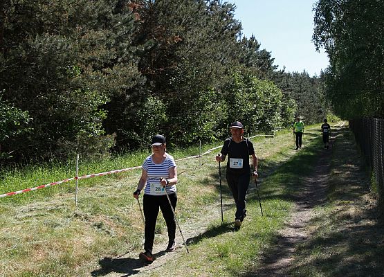 Grafika 161: "Rodzinny Bieg Leśnika" na 8 kilometrów przy Szkole Podstawowej w Leśnicach