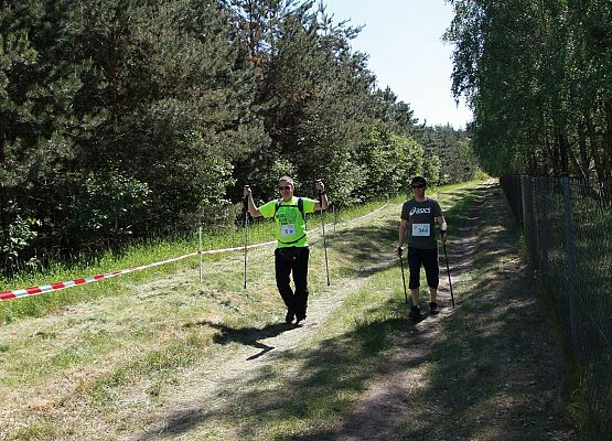 Grafika 168: "Rodzinny Bieg Leśnika" na 8 kilometrów przy Szkole Podstawowej w Leśnicach