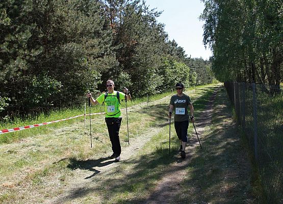 Grafika 170: "Rodzinny Bieg Leśnika" na 8 kilometrów przy Szkole Podstawowej w Leśnicach