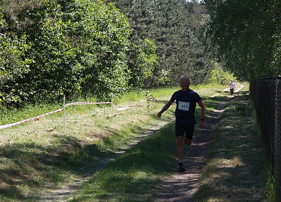 Grafika 190: "Rodzinny Bieg Leśnika" na 8 kilometrów przy Szkole Podstawowej w Leśnicach